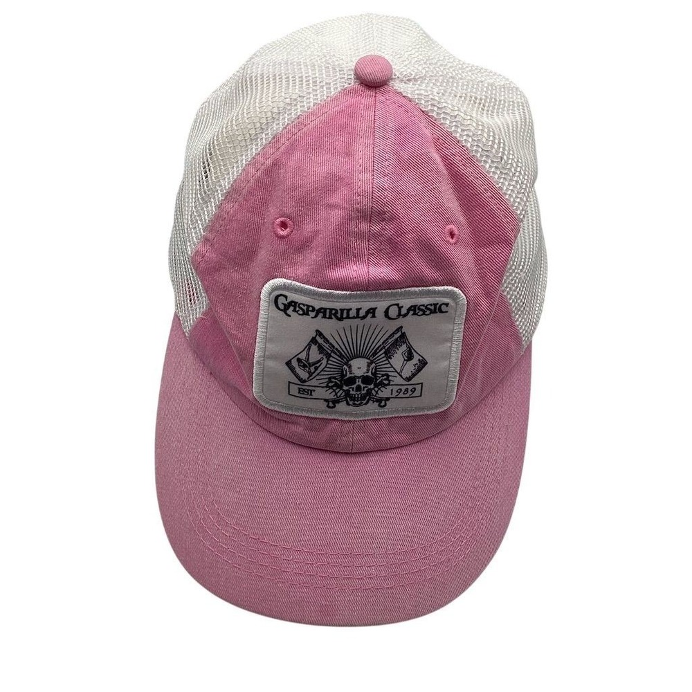 Gasparilla Classic Pink Trucker Hat Unisex Adjustable Snapback